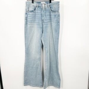 LOFT High Rise Curvy Slim Flare Jeans